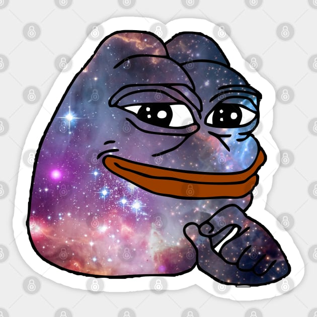 Galaxy Frog Sticker by stuch75